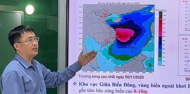 Bão số 13 giật cấp 13, cảnh báo sóng biển cao 6 mét và nguy cơ ngập lụt ven bờ