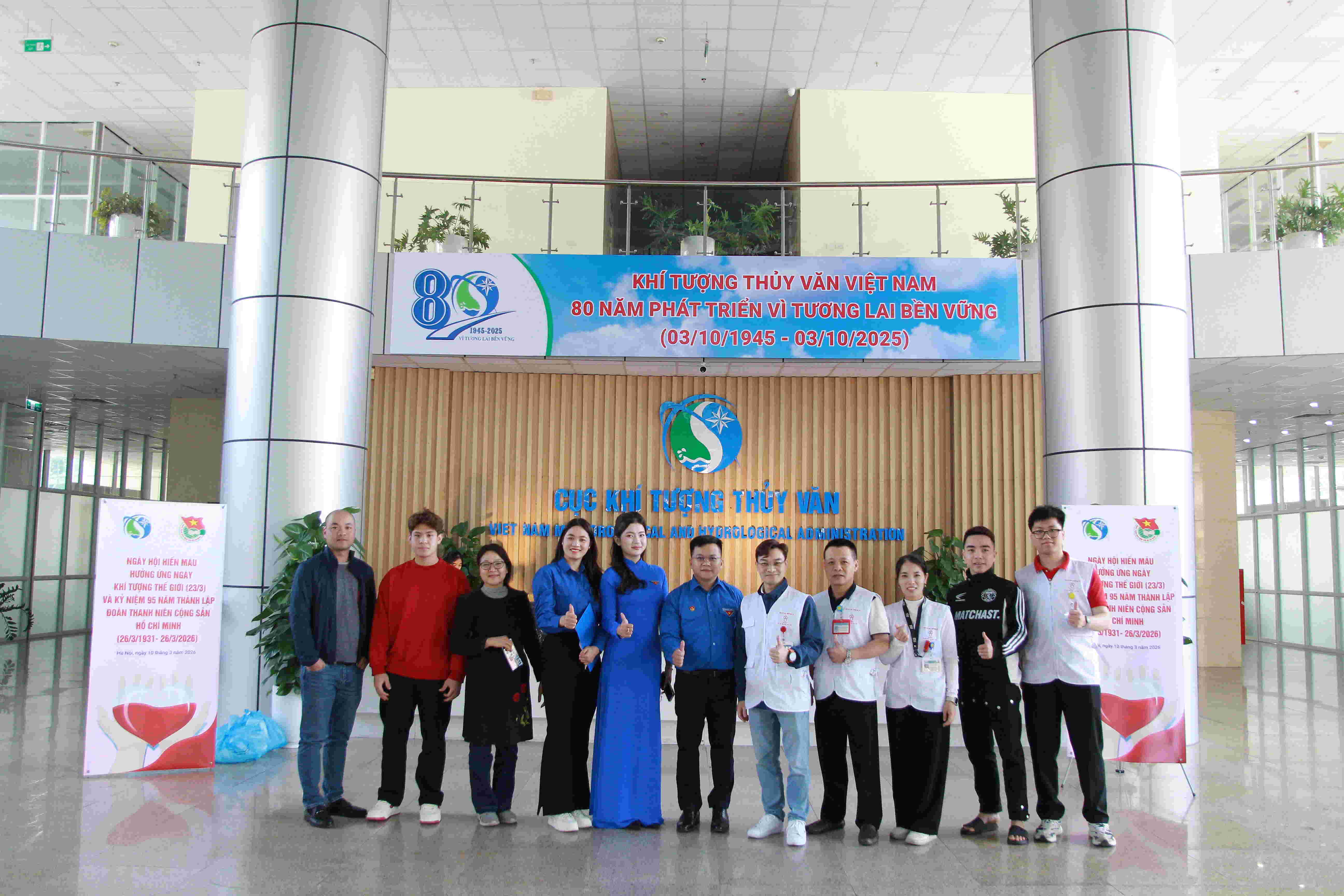 Cục Khí tượng Thủy văn tổ chức ngày hội hiến máu tình nguyện kỷ niệm 95 năm Ngày thành lập Đoàn Thanh niên Cộng sản Hồ Chí Minh