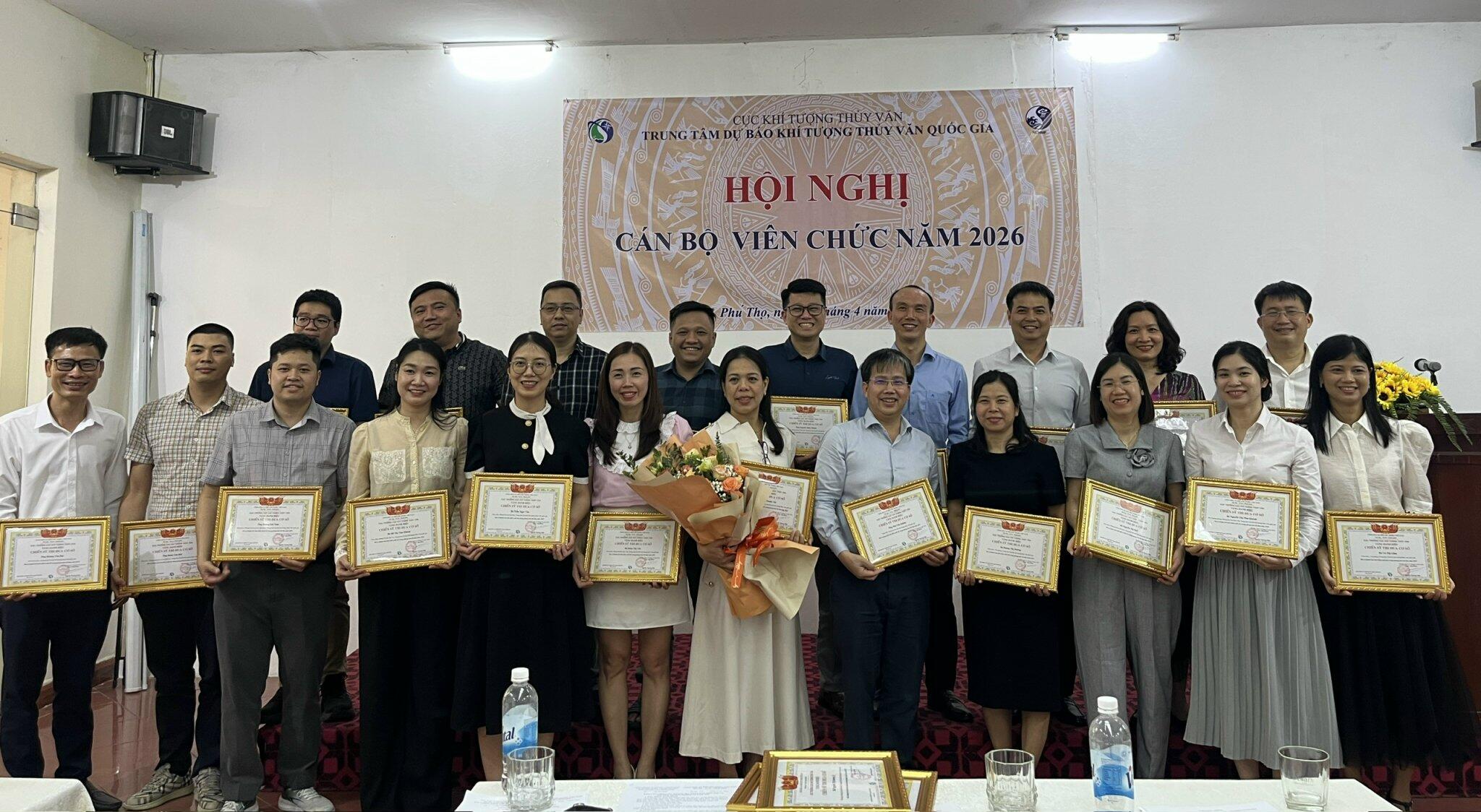 Trung tâm Dự báo khí tượng thủy văn quốc gia tổ chức Hội nghị cán bộ, viên chức năm 2026