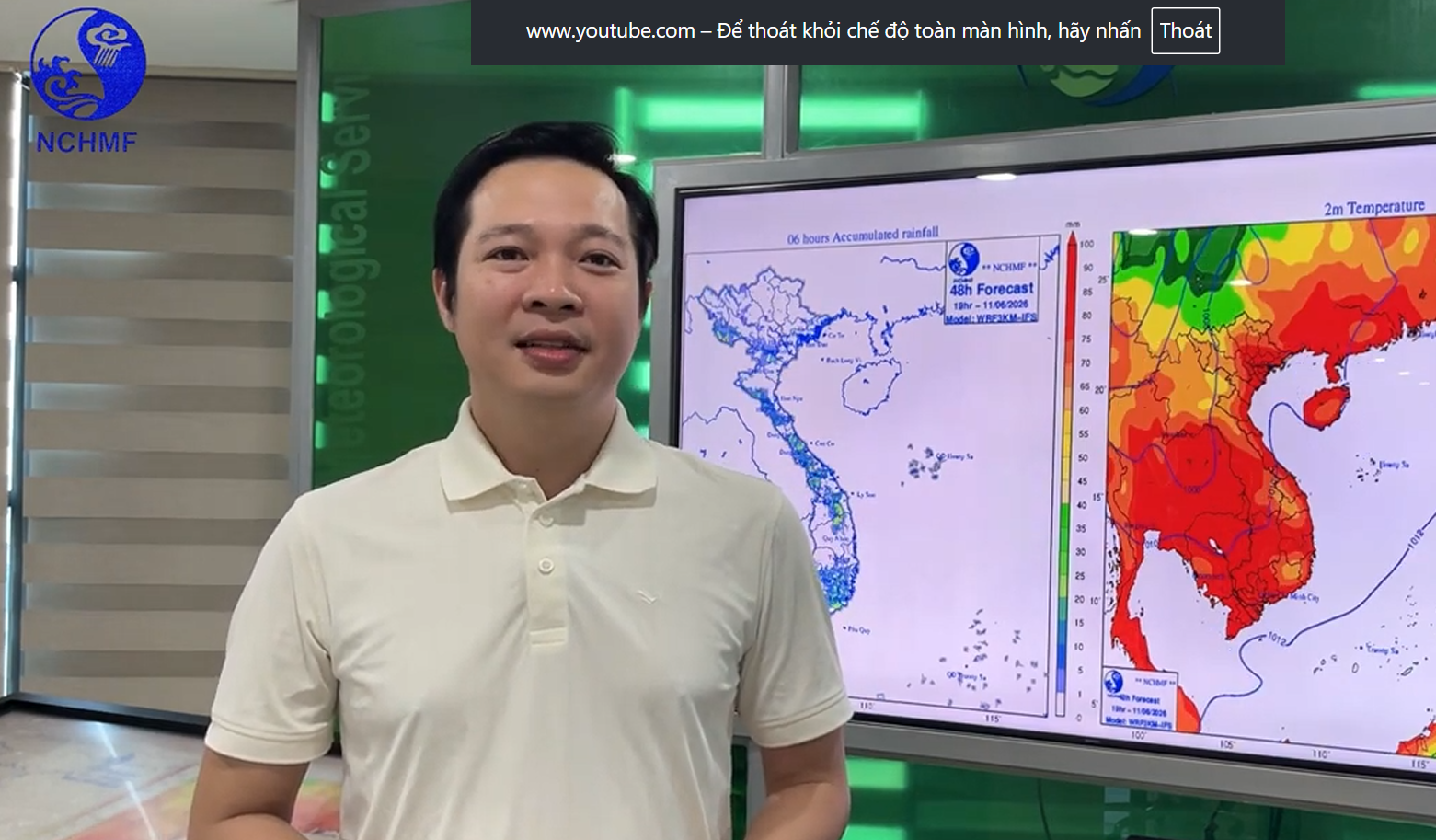 Dự báo thời tiết phục vụ kỳ thi tốt nghiệp THPT 