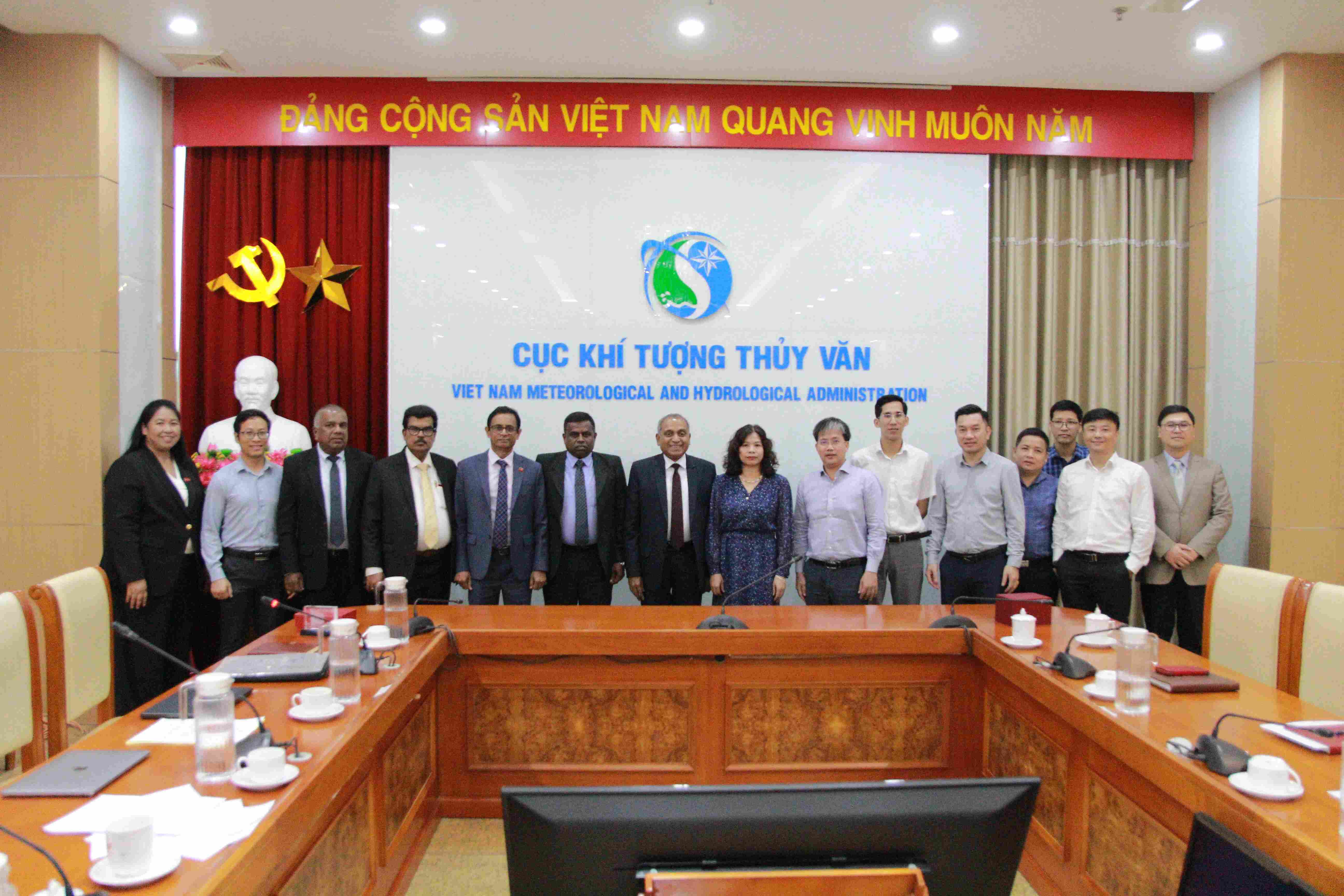 Cục Khí tượng Thuỷ văn làm việc với Đoàn công tác Sri Lanka