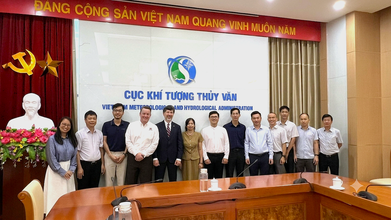 Cục Khí tượng Thuỷ văn đẩy mạnh hợp tác với Cơ quan Baron Weather Hoa Kỳ