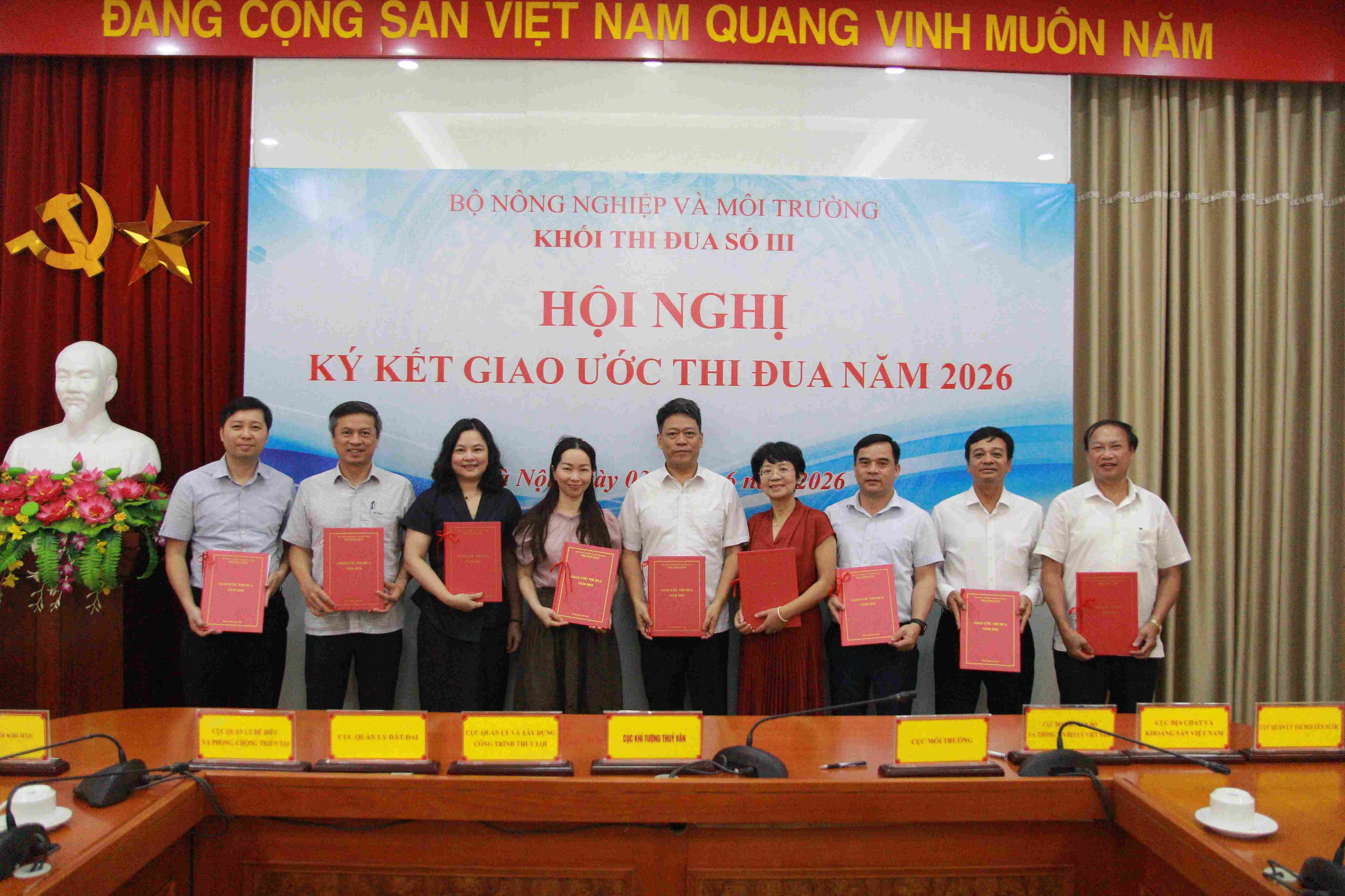 Hội nghị ký kết Giao ước thi đua năm 2026 của Khối thi đua số III