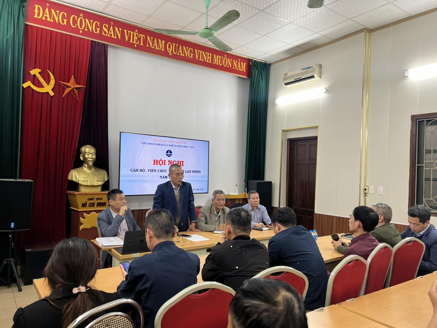 Liên đoàn Khảo sát Khí tượng Thủy văn tổ chức Hội nghị cán bộ viên chức năm 2025