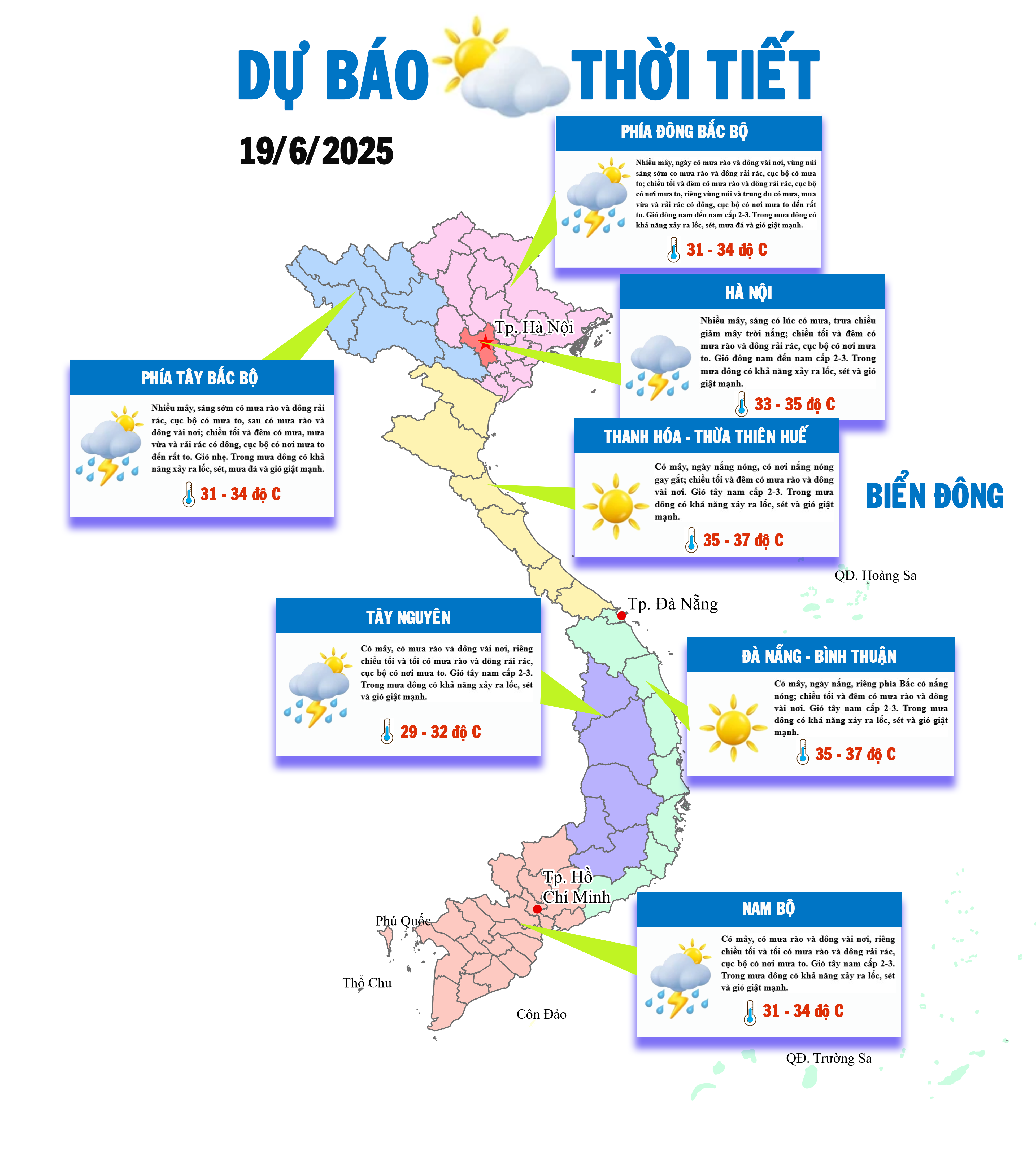 Miền Bắc sắp đón mưa dông diện rộng