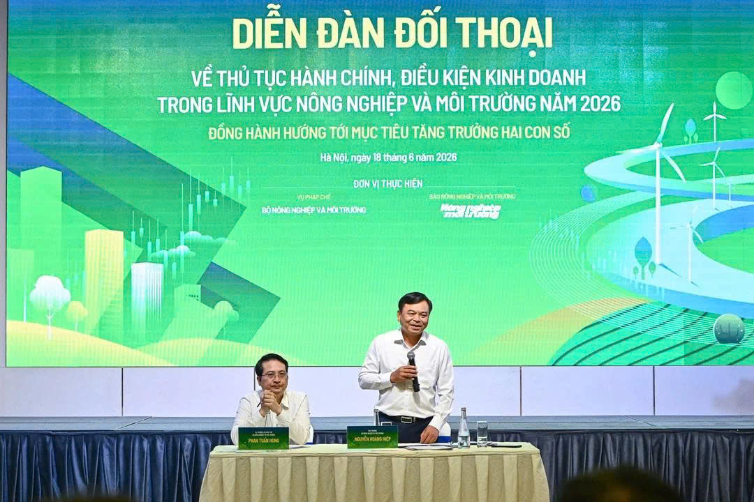 Bộ Nông nghiệp và Môi trường đối thoại, tháo gỡ khó khăn cho doanh nghiệp