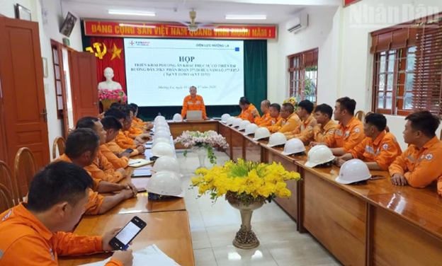 Sơn La khẩn trương khắc phục sự cố lưới điện do mưa lũ sau bão số 1