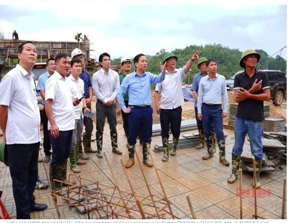 Tỉnh Cao Bằng chủ động theo dõi thời tiết, đẩy nhanh tiến độ trường nội trú liên cấp, bảo đảm khai giảng ngày 5/9