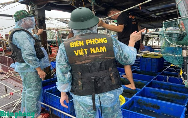 Bộ đội Biên phòng sát cánh cùng nhân dân ứng phó bão số 4