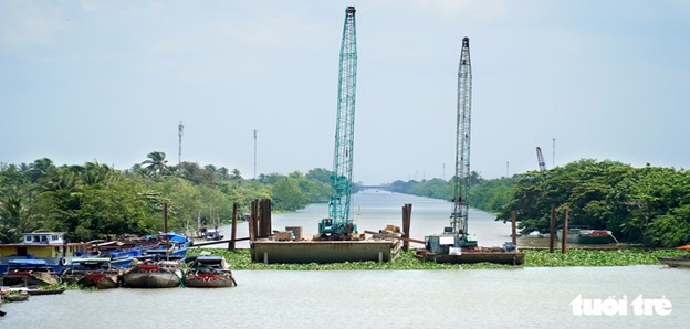 Xâm nhập mặn có thể đến sớm và lấn sâu 80km trên sông Tiền
