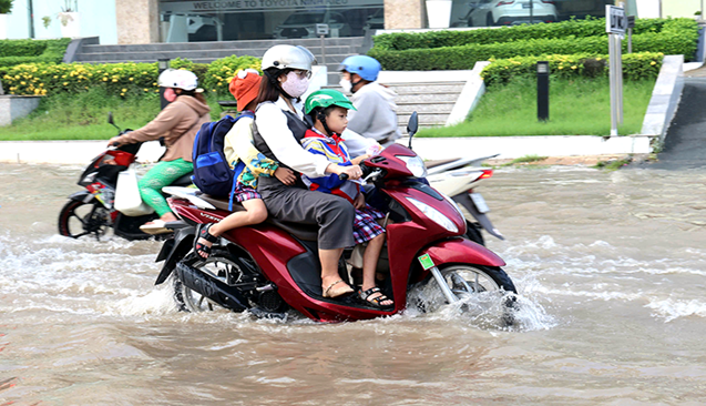 Thành phố Cần Thơ điều chỉnh kế hoạch dạy và học phù hợp với điều kiện mưa, triều cường dâng cao