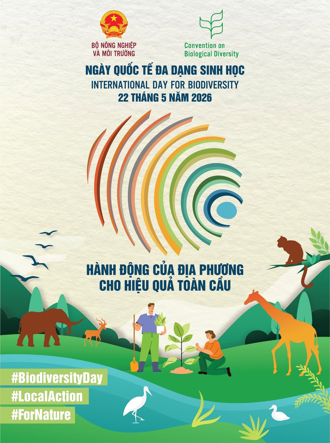 Hướng dẫn tổ chức các hoạt động hưởng ứng Ngày Quốc tế đa dạng sinh học năm 2026
